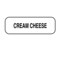 Nevs Cream Cheese Label 1/2" x 1-1/2" DIET-407 - alternate 1